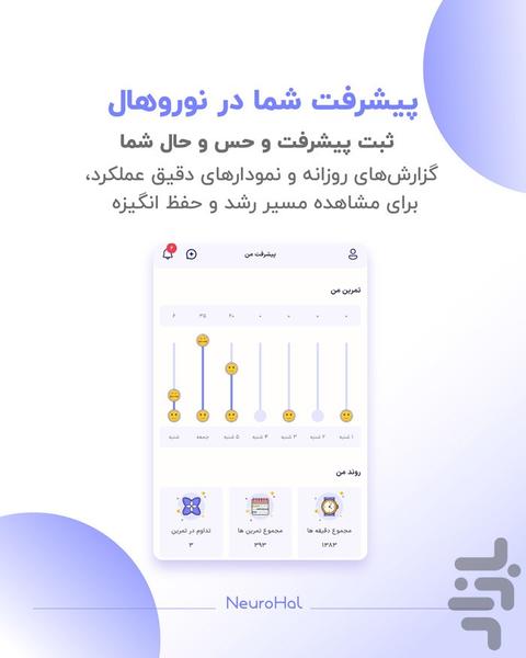 نوروهال : مدیتیشن، تمرکز و خواب بهتر - عکس برنامه موبایلی اندروید