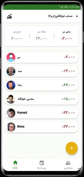 Pedar Kharj - Image screenshot of android app