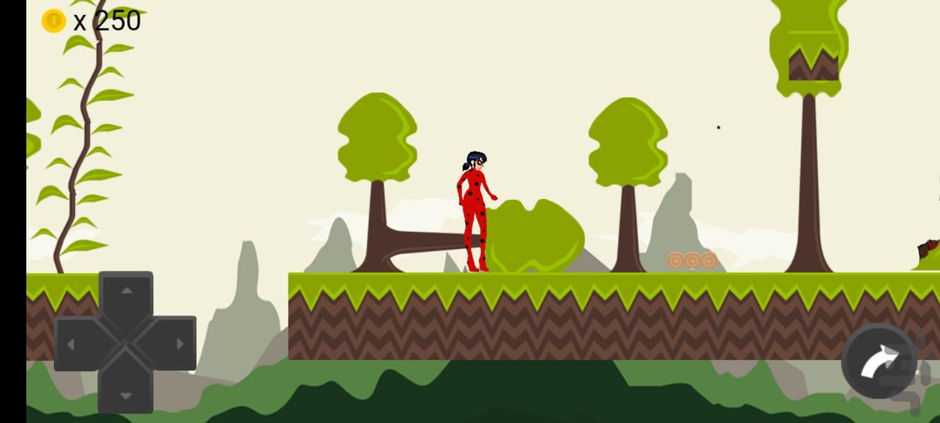 بازی دختر کفشدوزکی (مرحله ای) - Gameplay image of android game