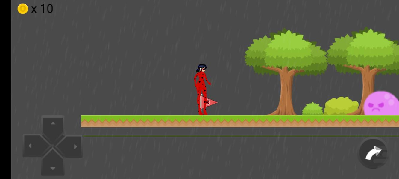 بازی دختر کفشدوزکی (مرحله ای) - Gameplay image of android game