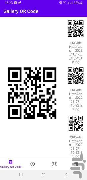 QR Code هگزا اَپس - عکس برنامه موبایلی اندروید