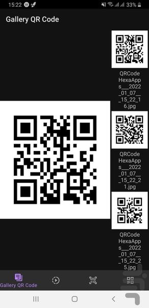 QR Code هگزا اَپس - عکس برنامه موبایلی اندروید
