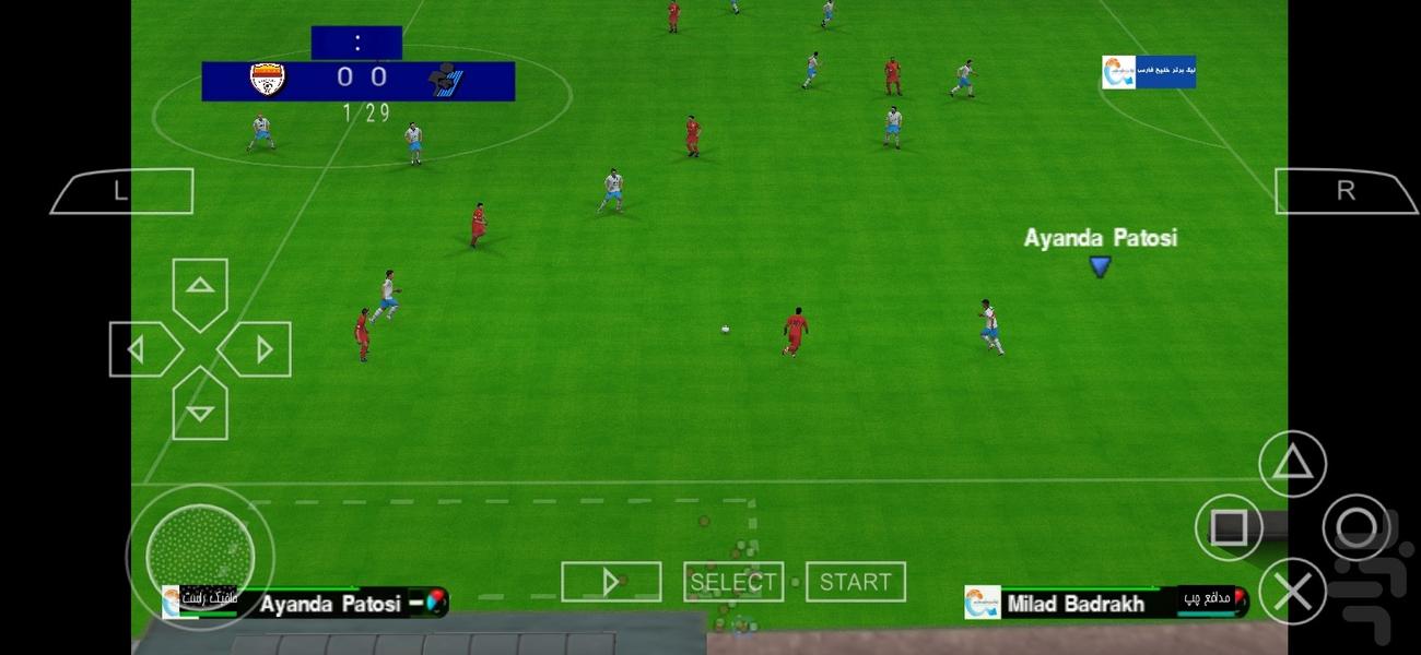 فوتبال22+ لیگ برتر ایران نیم فصل دوم - Gameplay image of android game