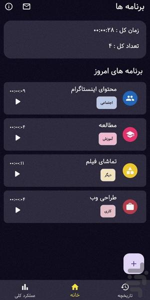 زمان نگار - Image screenshot of android app