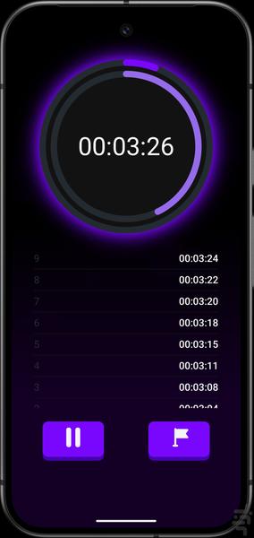ثانیه شمار : تایمر ، Pomodoro دفترچه - Image screenshot of android app