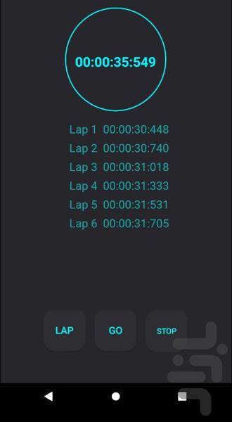 تایمر - عکس برنامه موبایلی اندروید