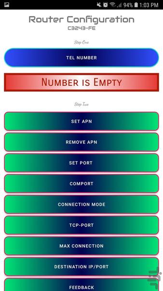 پیکربندی تنظیمات روترTPSسریC3243-FE - Image screenshot of android app