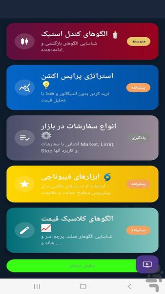 آکادمی ترید با هوش مصنوعی - Image screenshot of android app