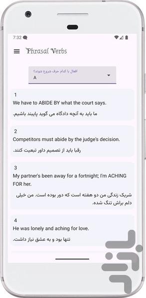 Phrasal Verbs - Image screenshot of android app