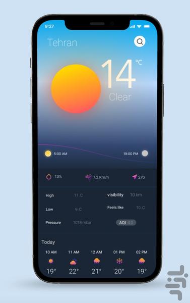 Weather - Image screenshot of android app