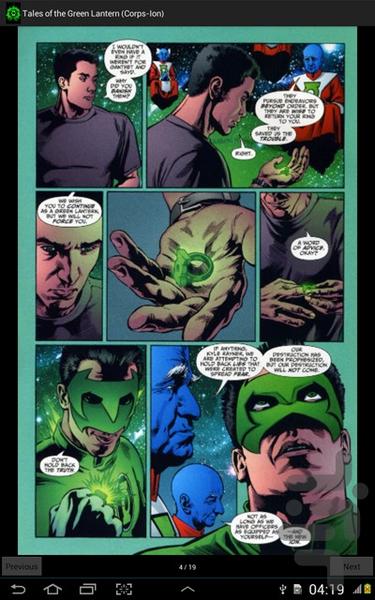 Tales of the Green Lantern - Image screenshot of android app