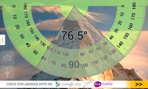 Protractor - عکس برنامه موبایلی اندروید