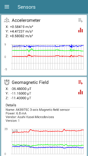 Sensors Toolbox - عکس برنامه موبایلی اندروید