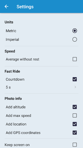 Ski Tracker - Image screenshot of android app