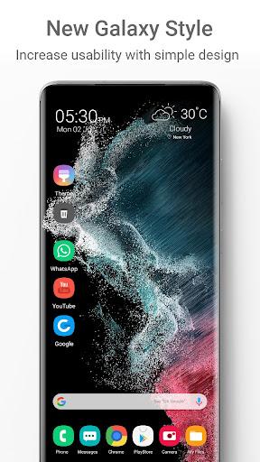 Launcher for Galaxy S23 style - عکس برنامه موبایلی اندروید