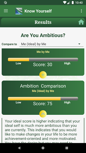 Know Yourself Personality Test - عکس برنامه موبایلی اندروید