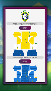 Dream League Brasileiro kits soccer Brazil - Image screenshot of android app