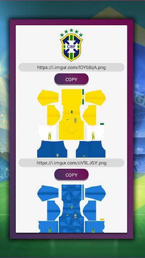 Dream League Brasileiro kits soccer Brazil - عکس برنامه موبایلی اندروید