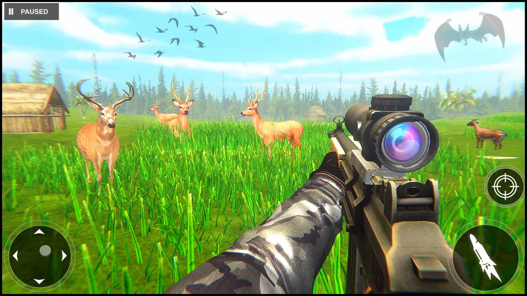 Deer Hunting Simulator 2021- H - Gameplay image of android game