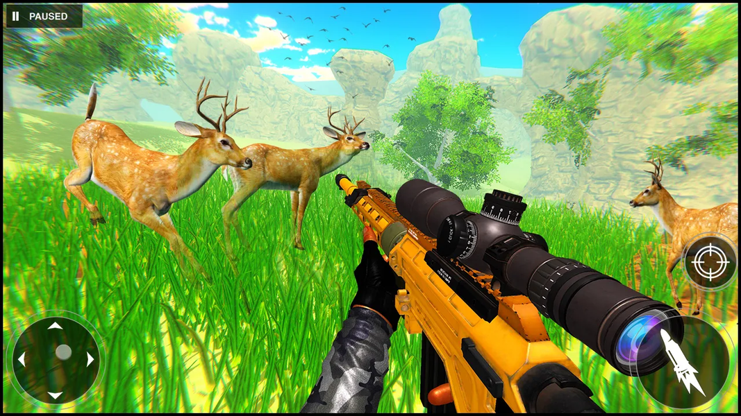 Deer Hunting Simulator 2021- H - Gameplay image of android game