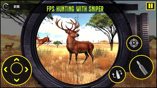 Safari Animal Hunter 2020: safari 4x4 hunting game - Gameplay image of android game