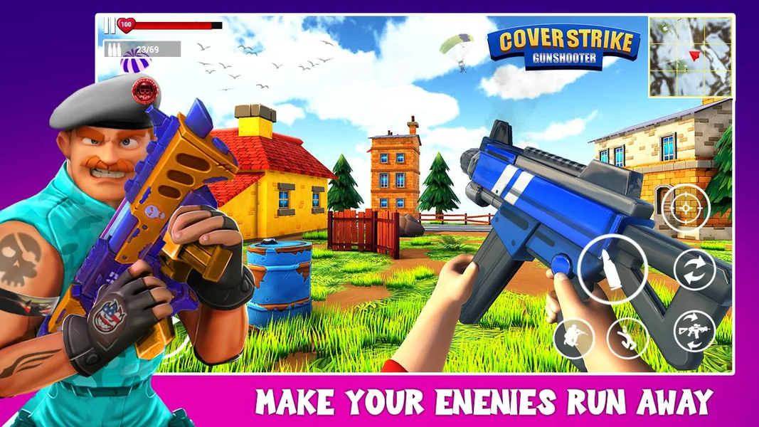 Cover Strike Gun: Offline Team - Gameplay image of android game