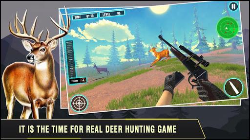 Deer Hunting games 2020: Wild animal gun shooting - Gameplay image of android game