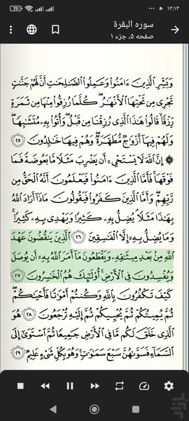 قرآن صوتی - Image screenshot of android app