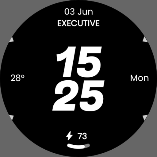 Embassy 2: Minimal Watch Face - Image screenshot of android app