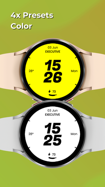 Embassy 2: Minimal Watch Face - Image screenshot of android app