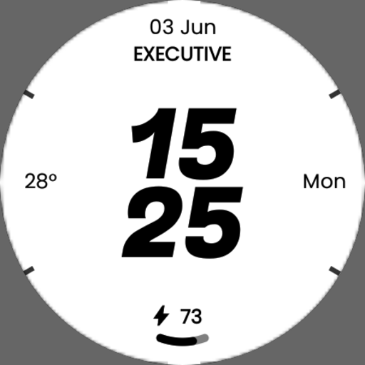 Embassy 2: Minimal Watch Face - Image screenshot of android app