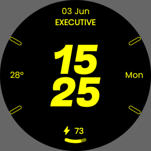 Embassy 2: Minimal Watch Face - Image screenshot of android app