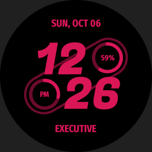 Embassy ۳: Minimal Watch Face - عکس برنامه موبایلی اندروید