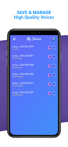 Voice Changer - Voice Effects - عکس برنامه موبایلی اندروید