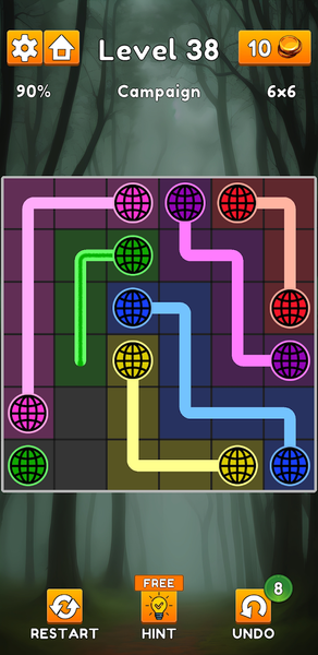 Connect the Dots - Color Lines - Gameplay image of android game