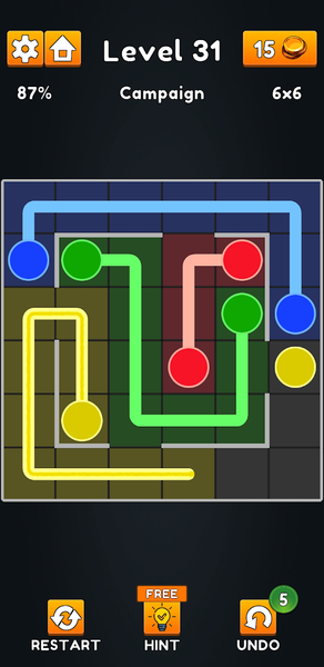 Connect the Dots - Color Lines - Gameplay image of android game