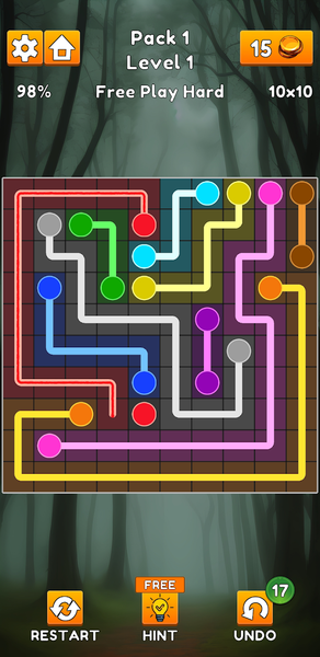 Connect the Dots - Color Lines - Gameplay image of android game