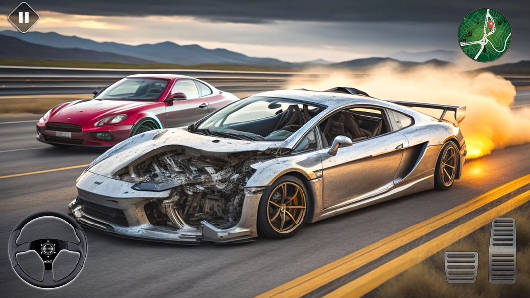 Car Crash Simulator Car Game - Gameplay image of android game