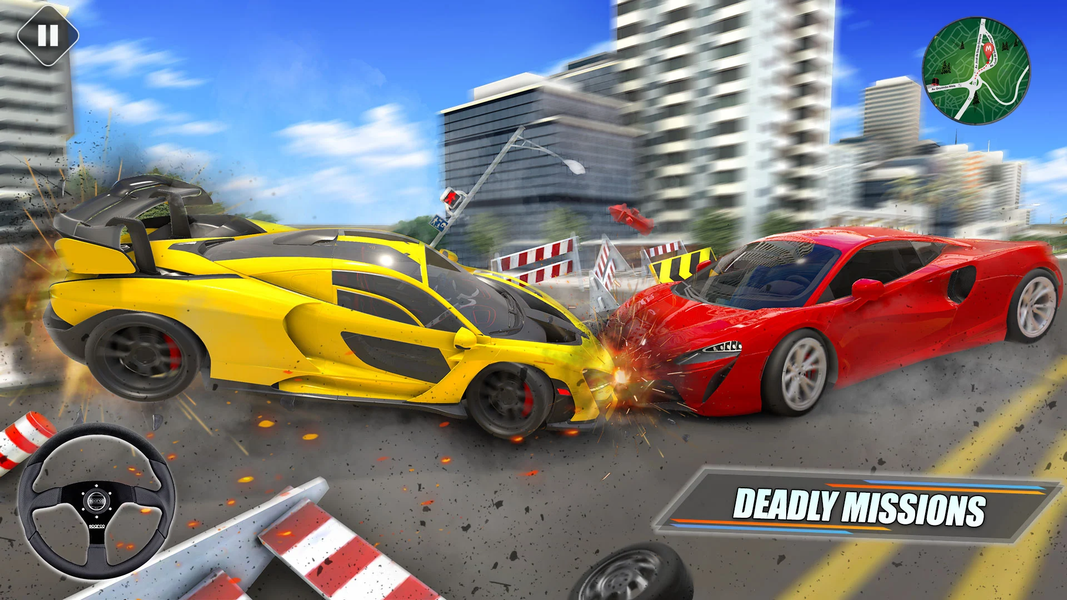 Car Crash Simulator Car Game - Gameplay image of android game