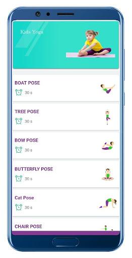 Kids yoga at home  - NH Fits - Image screenshot of android app