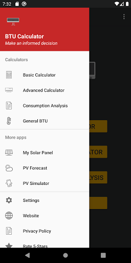 BTU Calculator Lite - AC - Image screenshot of android app