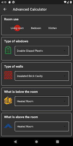 BTU Calculator Lite - AC - Image screenshot of android app