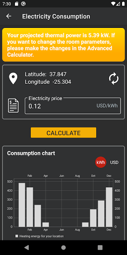 BTU Calculator Lite - AC - Image screenshot of android app