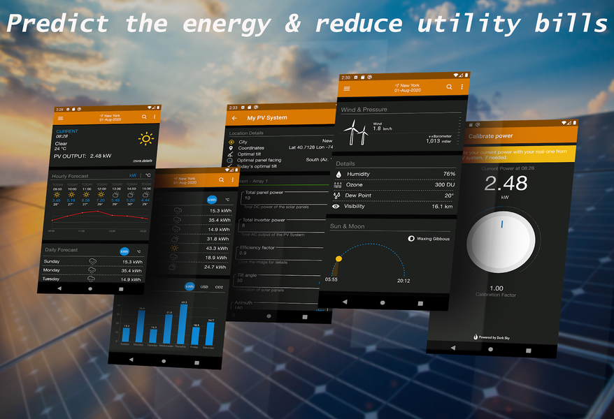 PV Forecast: Solar Power & Gen - Image screenshot of android app