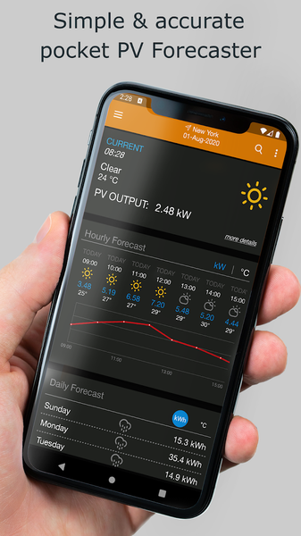 PV Forecast: Solar Power & Gen - Image screenshot of android app
