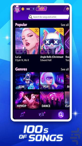 EXM Magic Tiles - New Piano - Gameplay image of android game