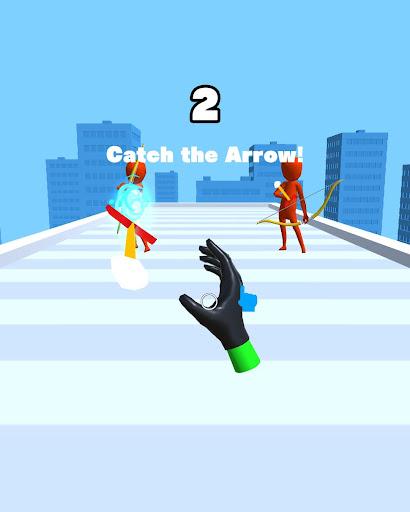 Arrow Catch 3D - action game - Gameplay image of android game