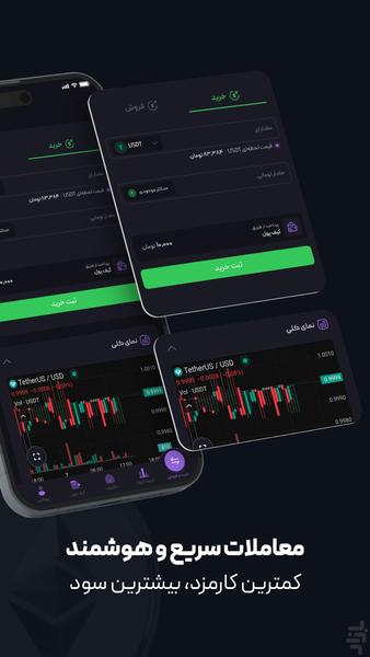 اکس اونیکس: خرید و فروش ارز دیجیتال - عکس برنامه موبایلی اندروید