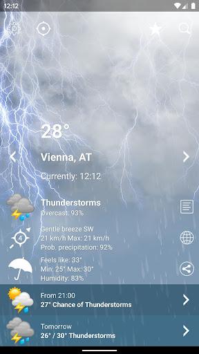 Weather XL Austria PRO - عکس برنامه موبایلی اندروید