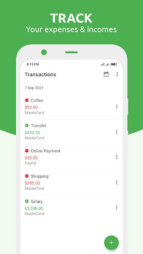 Expensee : Expense Tracker - عکس برنامه موبایلی اندروید